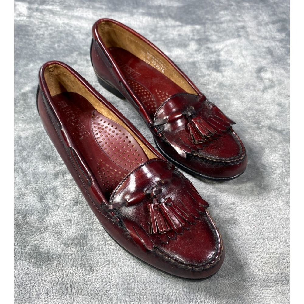 Dexter Women's Burgundy Tassel Loafers